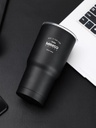 Classic Black White Series Steel Bottle 580ml Blac