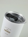 Classic Black White Series Steel Bottle 580ml Whit