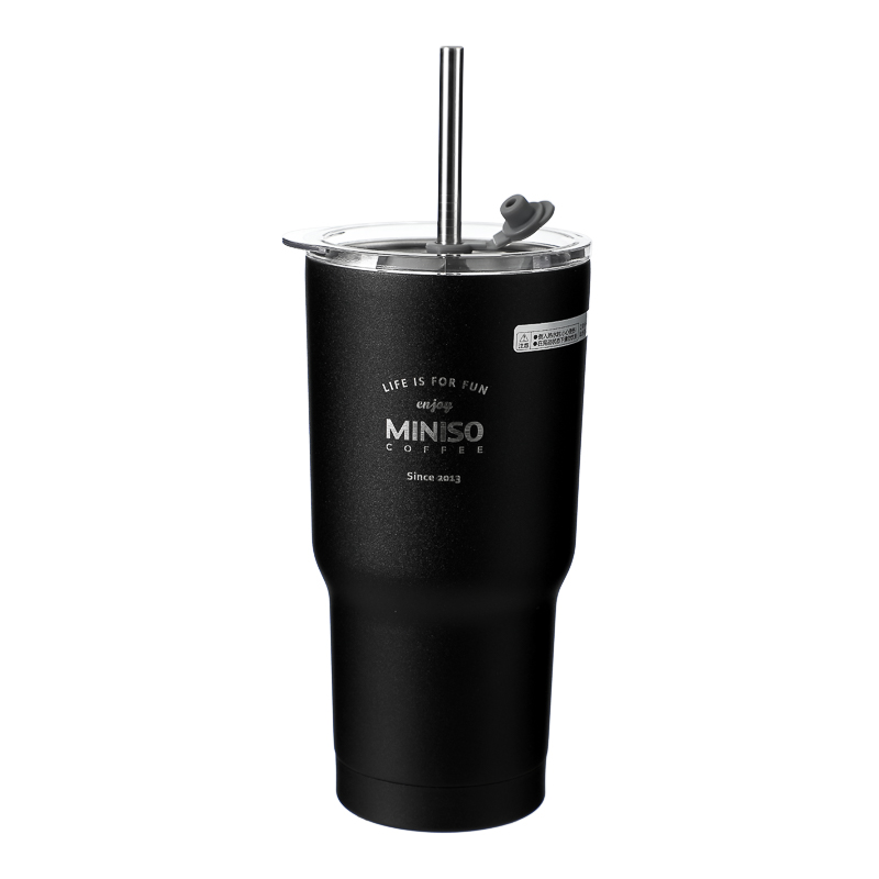 Classic Black White Series Steel Bottle 580ml Blac