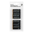 AAA ALKALINE BATTERY 10 PCS SET BLACK